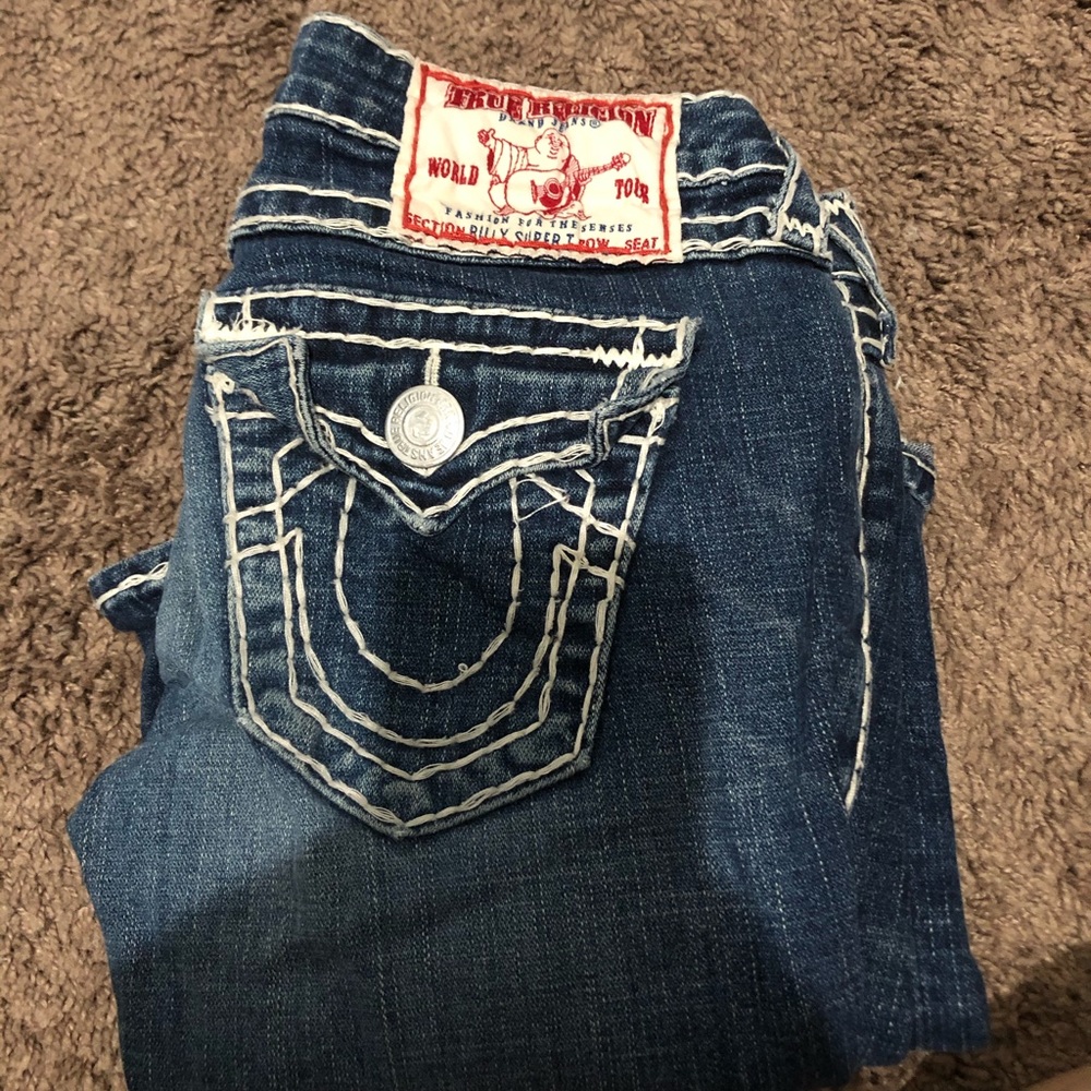 Double stitch true religion